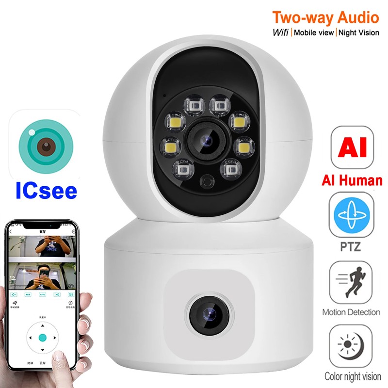 Tuya Security Camera with Dual Lens 4 MP Smart WiFi 1 Tuya Security Camera with Dual Lens 4 MP Smart WiFi