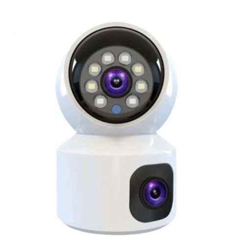 4G Dual Lens Mini PTZ Indoor Camera 4MP with SIM Slot 1 4G Dual Lens Mini PTZ Indoor Camera 4MP with SIM Slot
