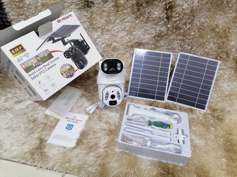 UBOX 6mp Dual Lens 4G Sim Card Solar CCTV Camera 1 UBOX 6mp Dual Lens 4G Sim Card Solar CCTV Camera